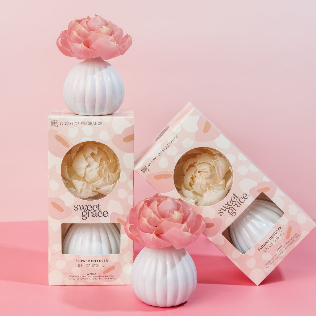Sweet Grace Flower Diffuser | Spring Gift, Mother's Day Gift
