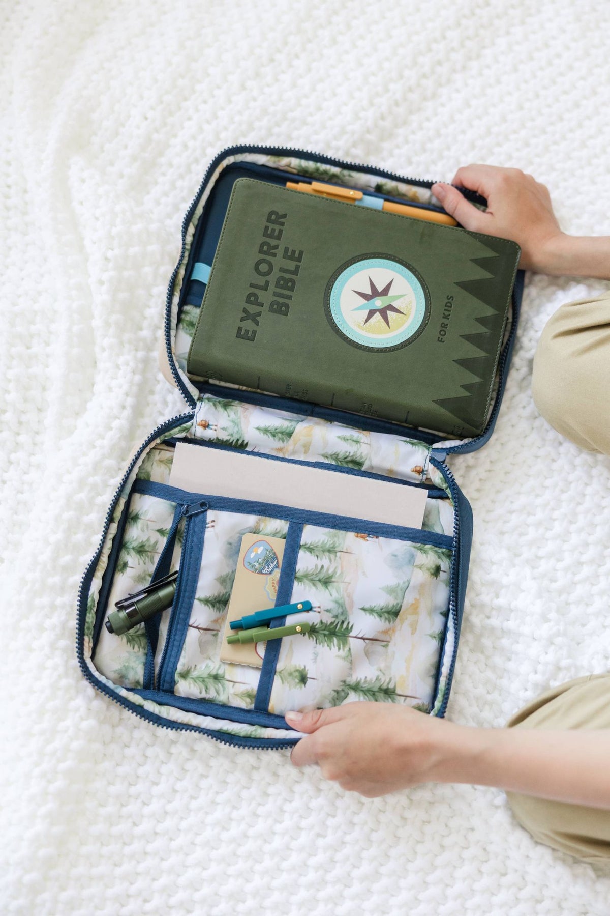 BOY Kid Bible Case Color-block, EXPLORER Bible Cover