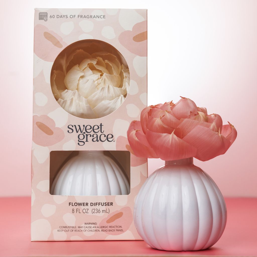 Sweet Grace Flower Diffuser | Spring Gift, Mother's Day Gift