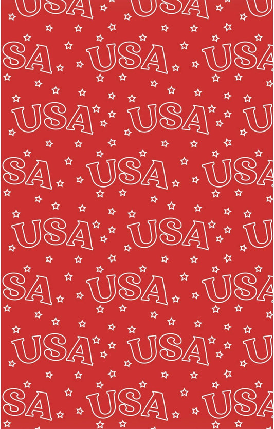 U.S.A.: Double-Sided Washcloth