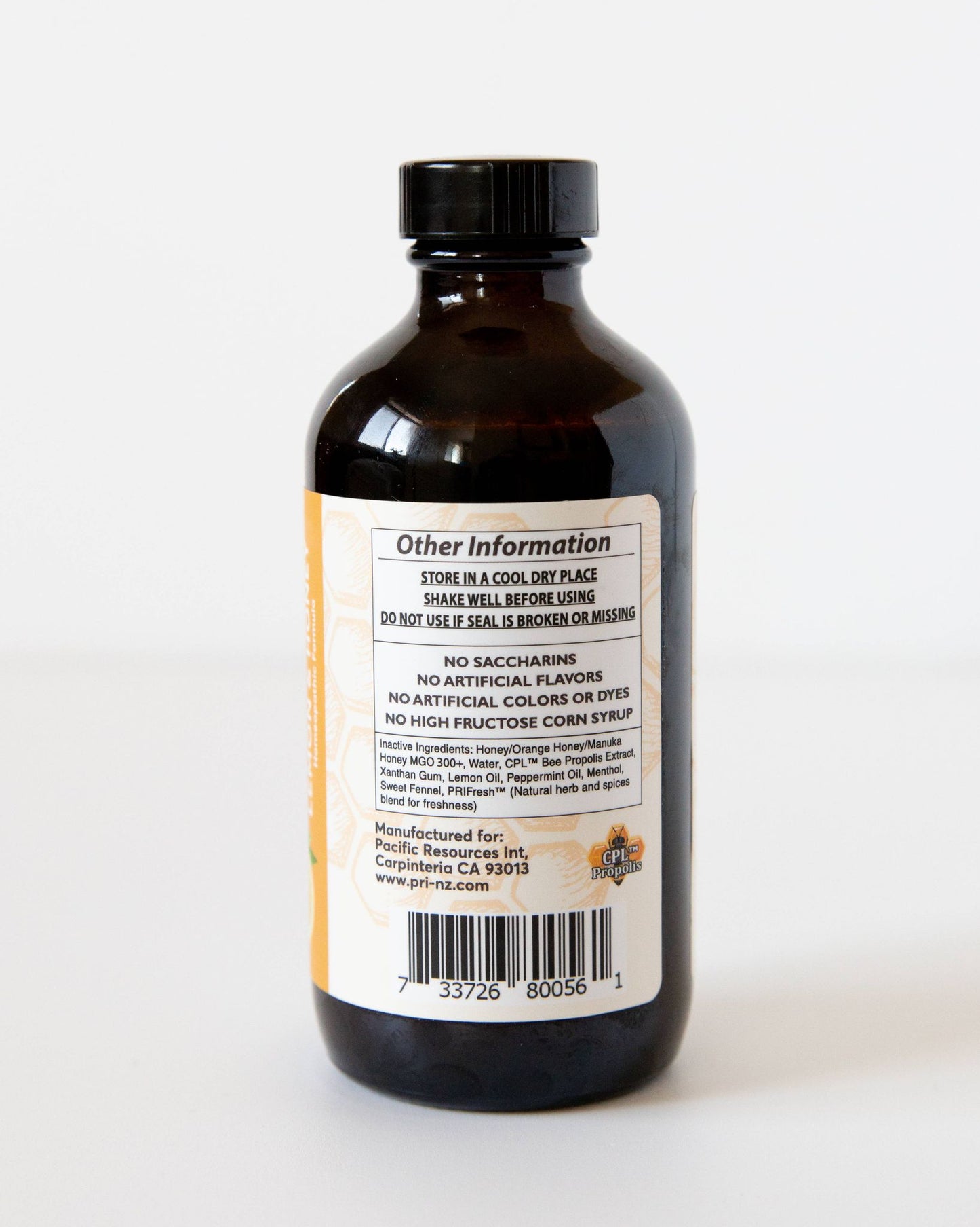 Manuka Honey and Propolis Cough Elixir Lemon & Honey