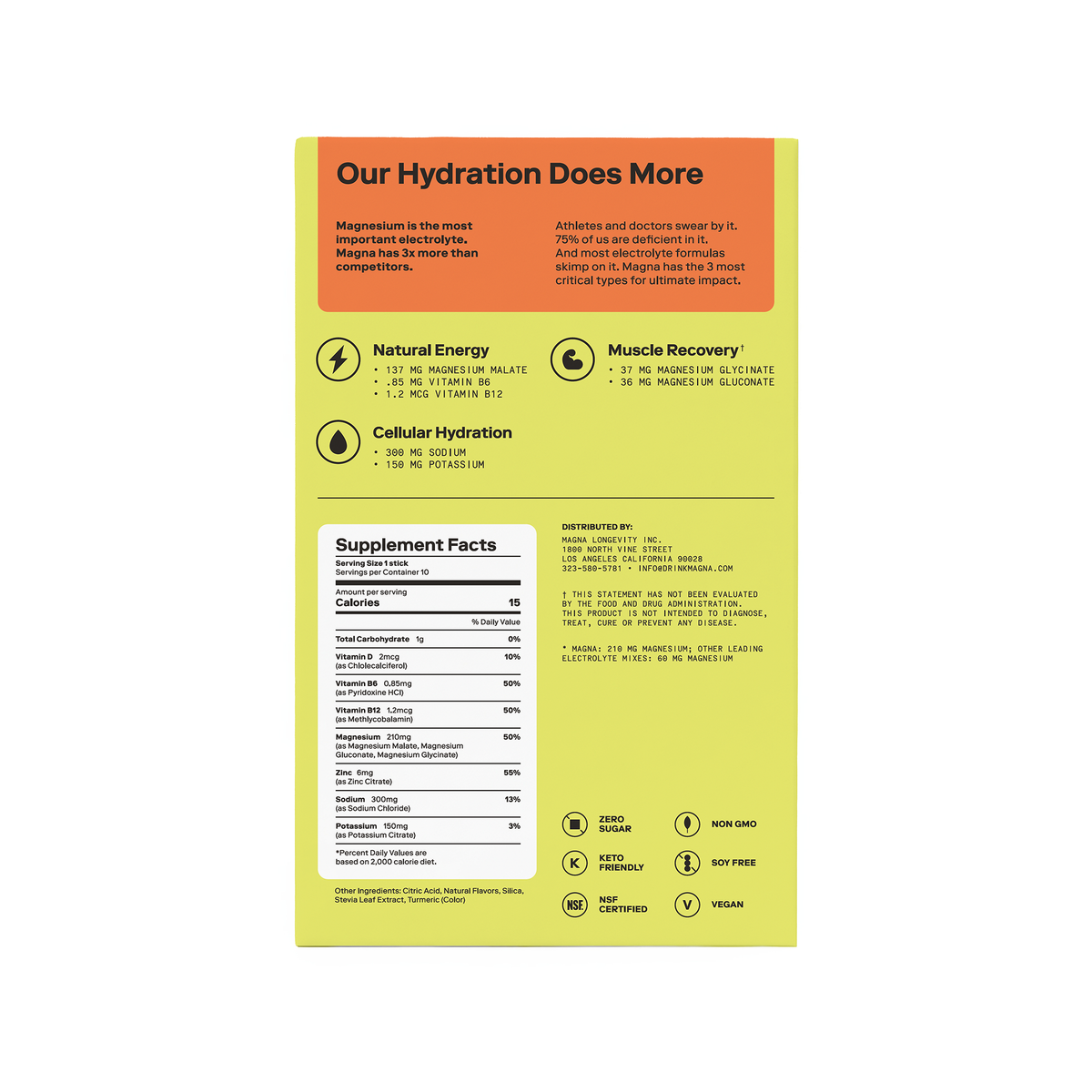 Magna Core Hydration | Iced Tea Lemonade | 10 Count