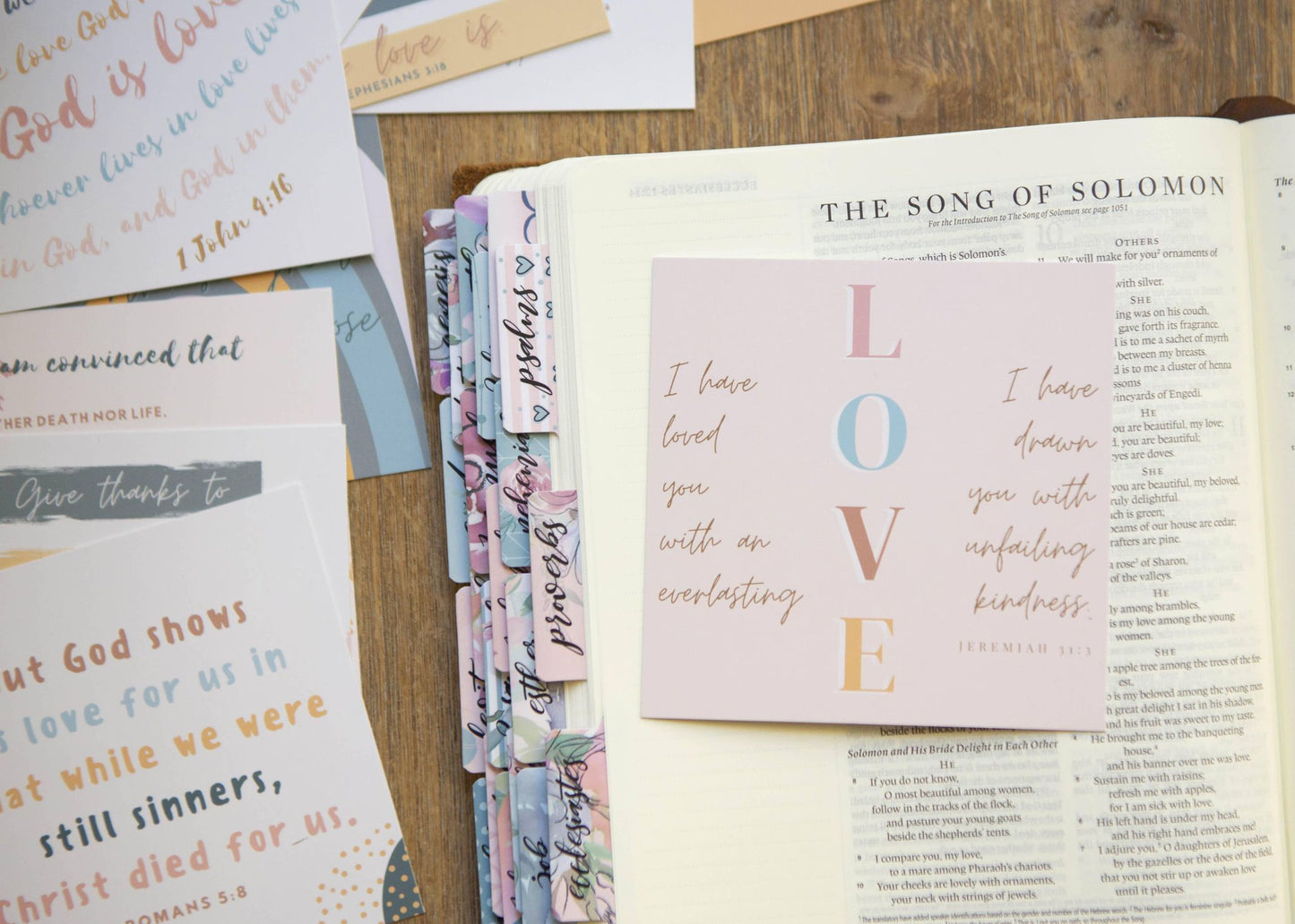 Scripture Cards | God's Love Verse Cards