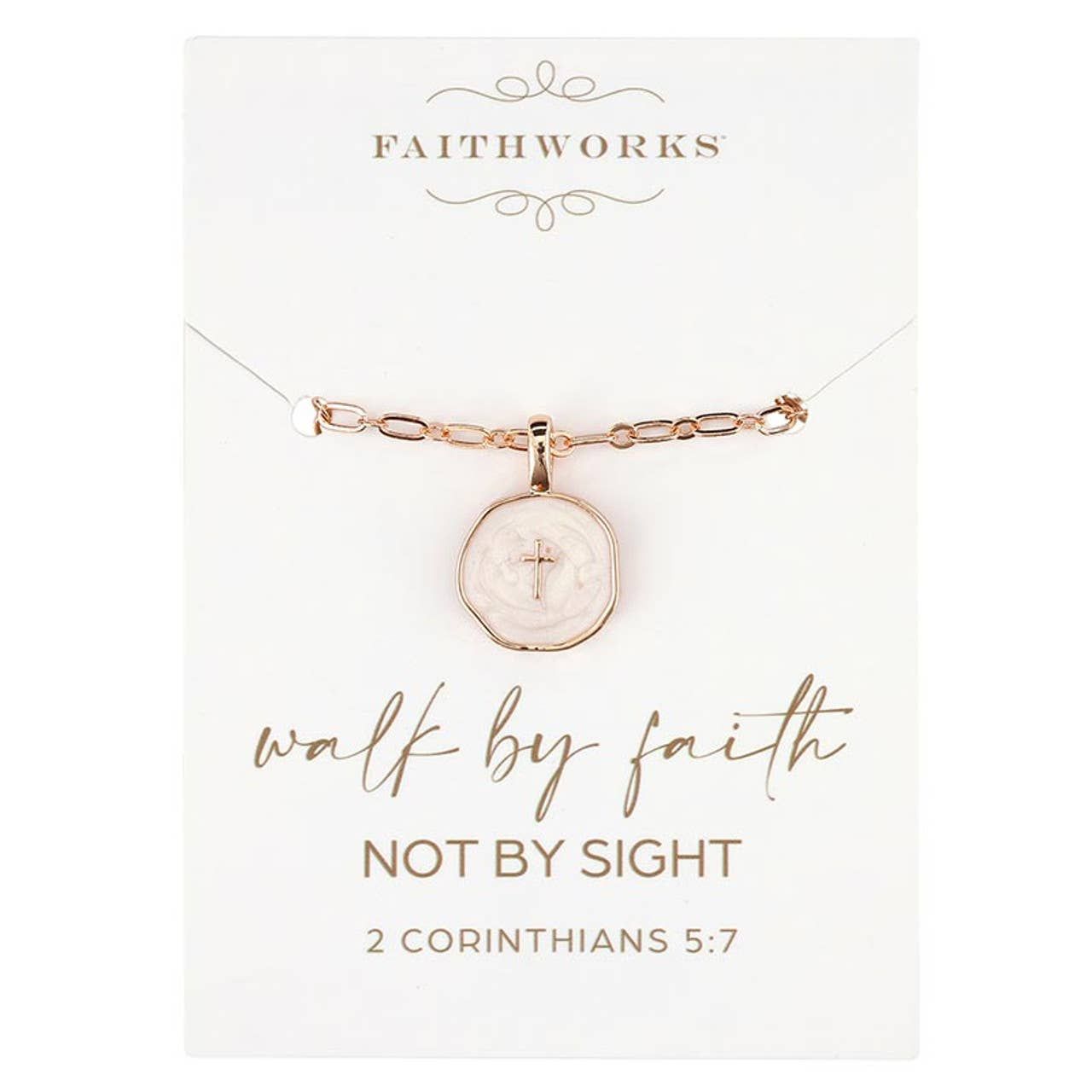 Necklace - Walk By Faith Not By Sight