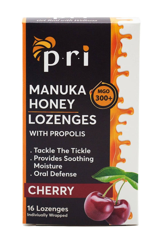 Manuka Honey Propolis Lozenges/Cough Drops, Cherry
