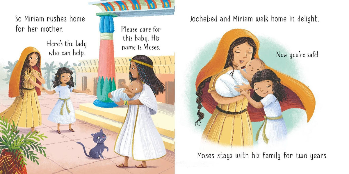 Moses In the Basket board book: Usborne