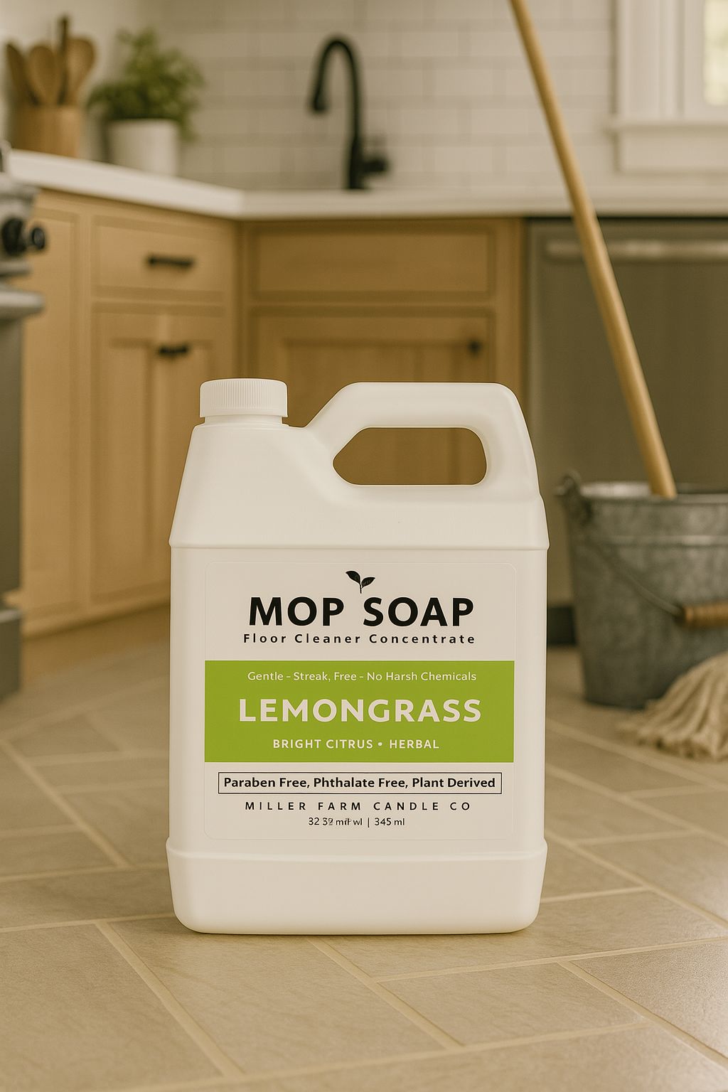 Mop Soap Concentrated Floor Cleaner – 32 oz, Multiple Scents