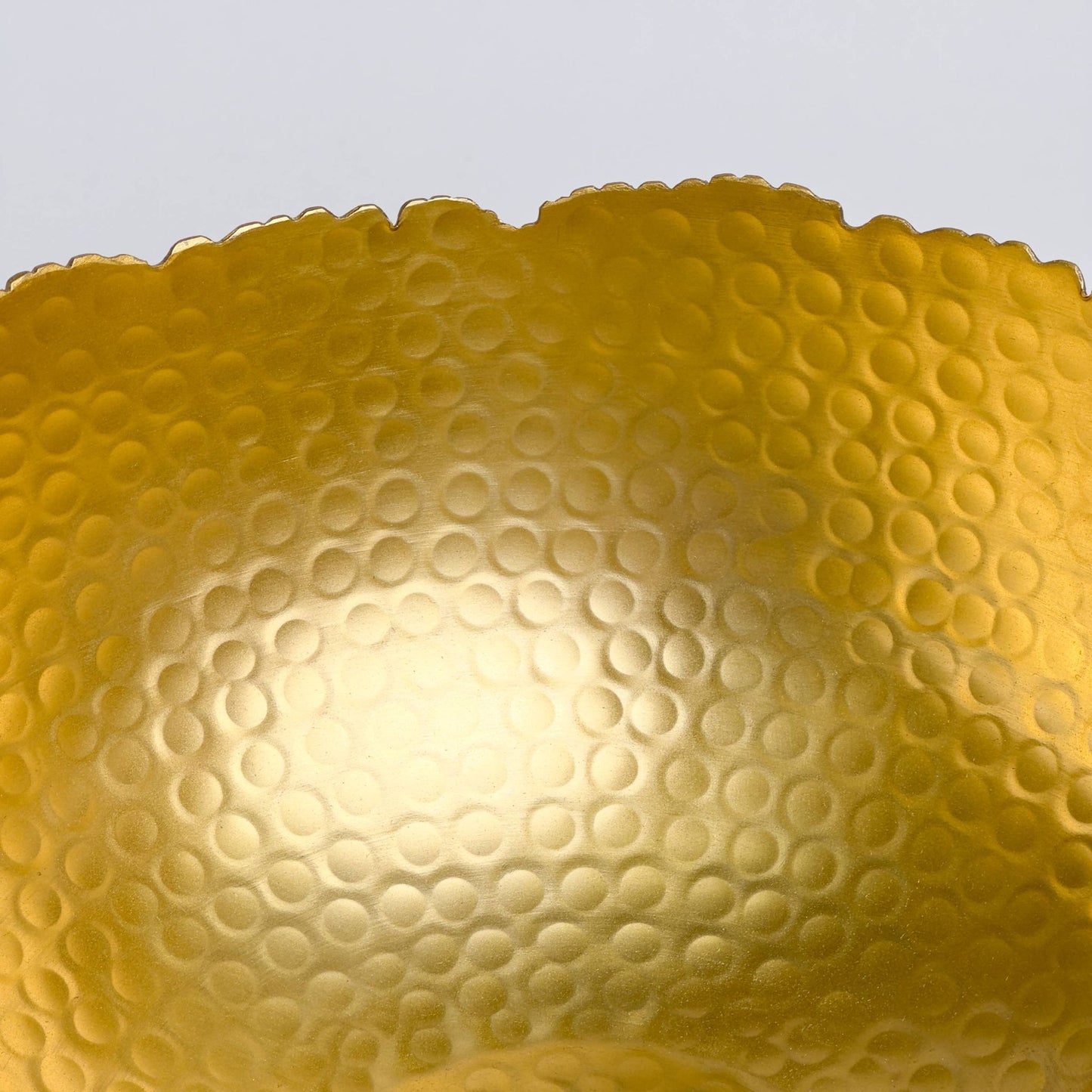 Gilded Hammered Bowl