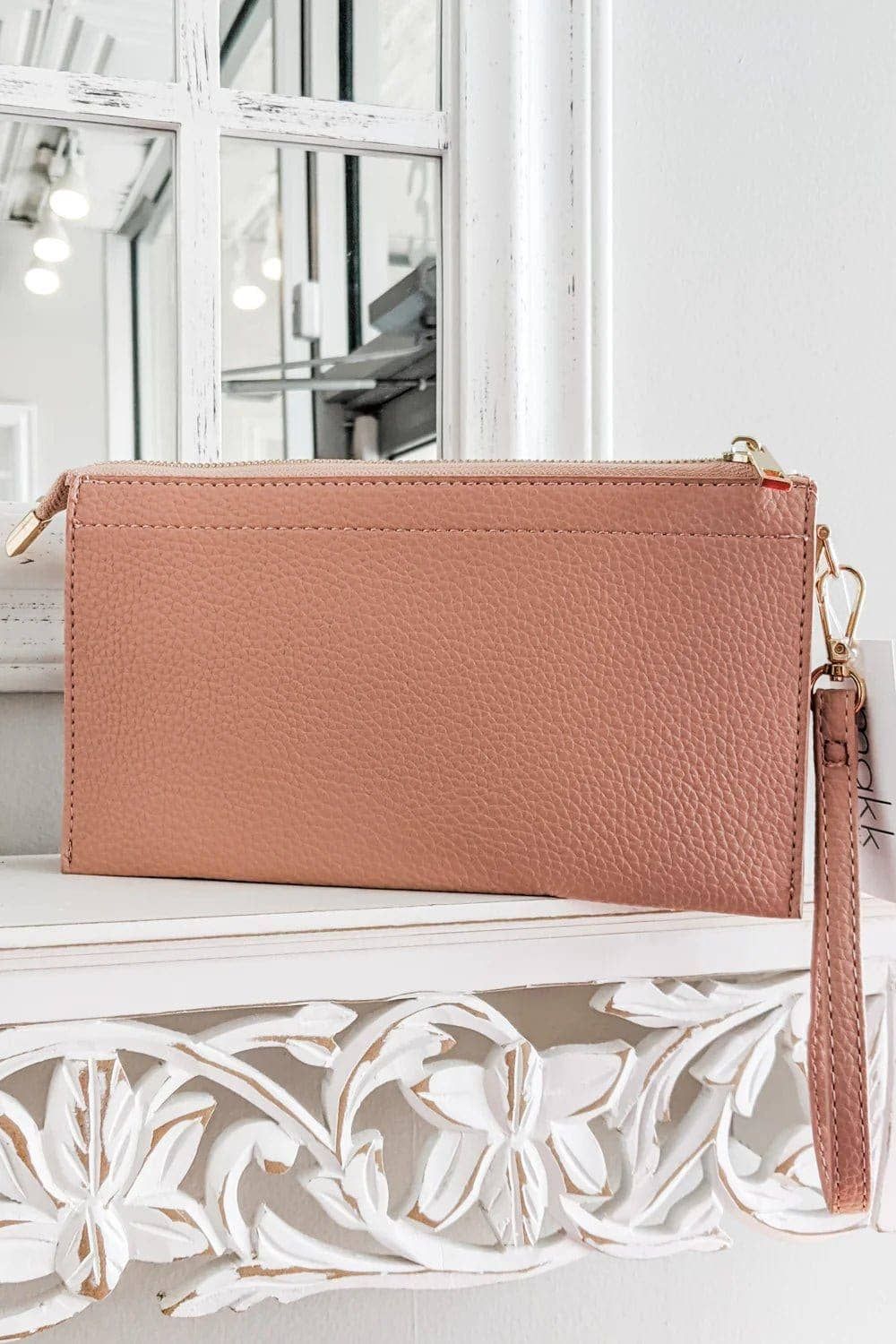 7070 Jaylene Three Compartments Crossbody Bag