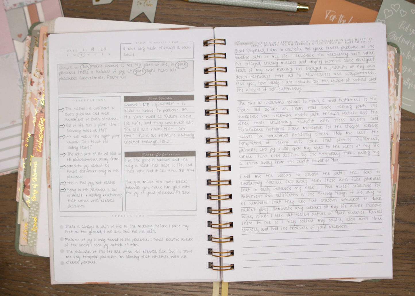 Be Still SOAP Method Bible Study Journal