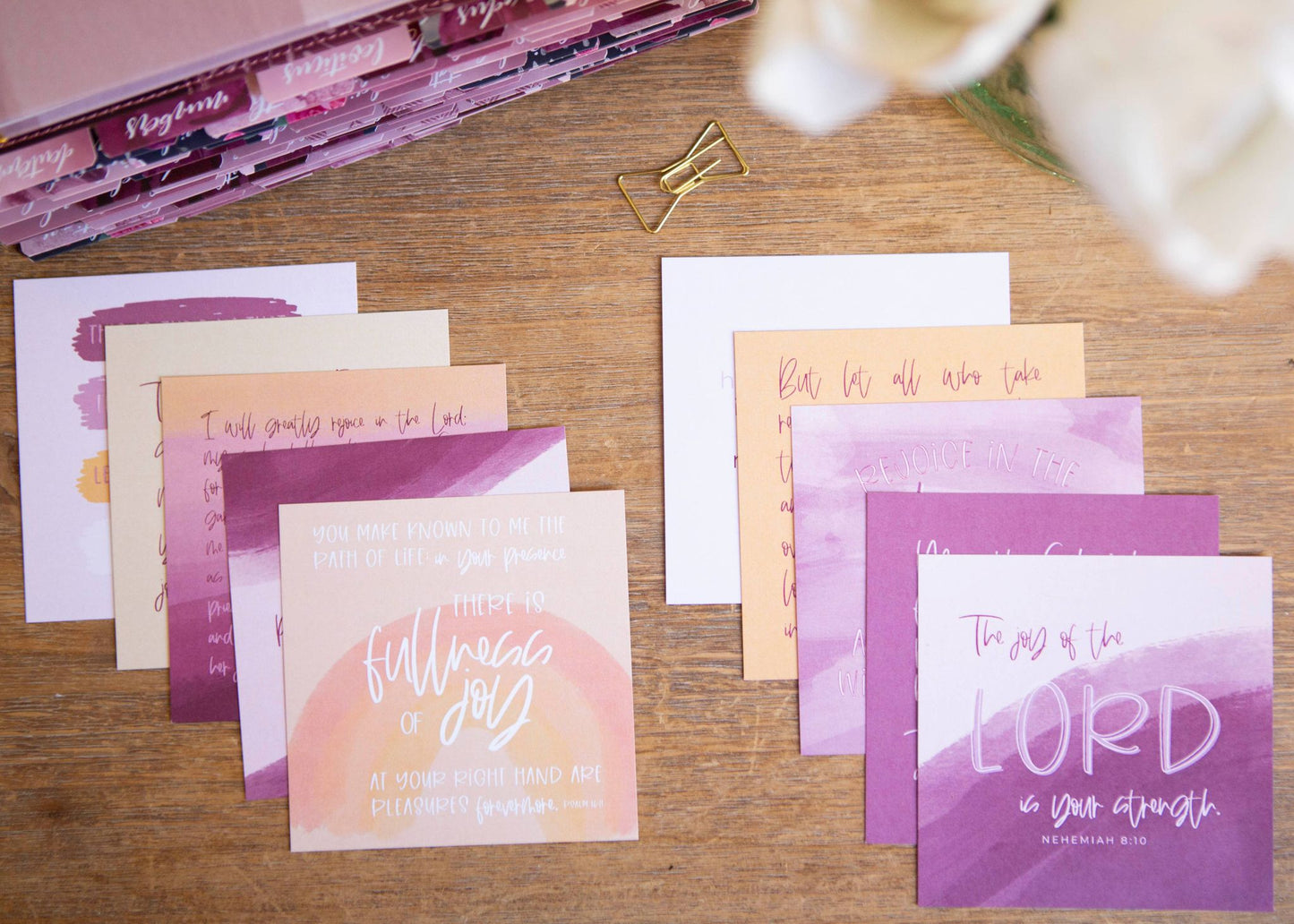 Scripture Cards | Joy Bible Verse Cards