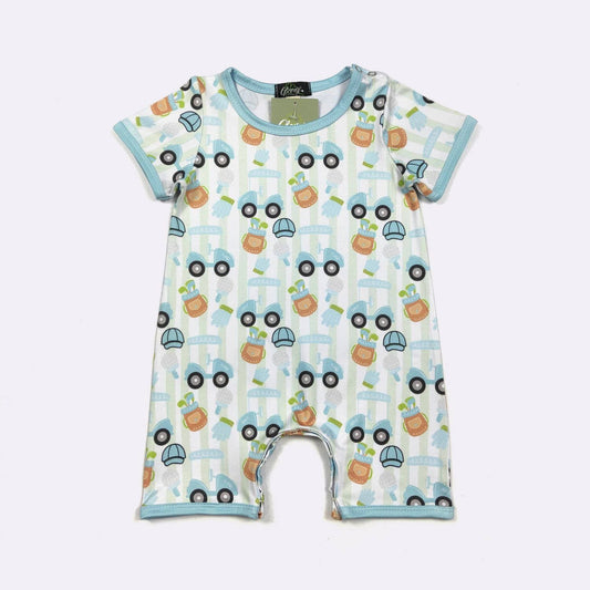 Golf Stripe Boy Romper