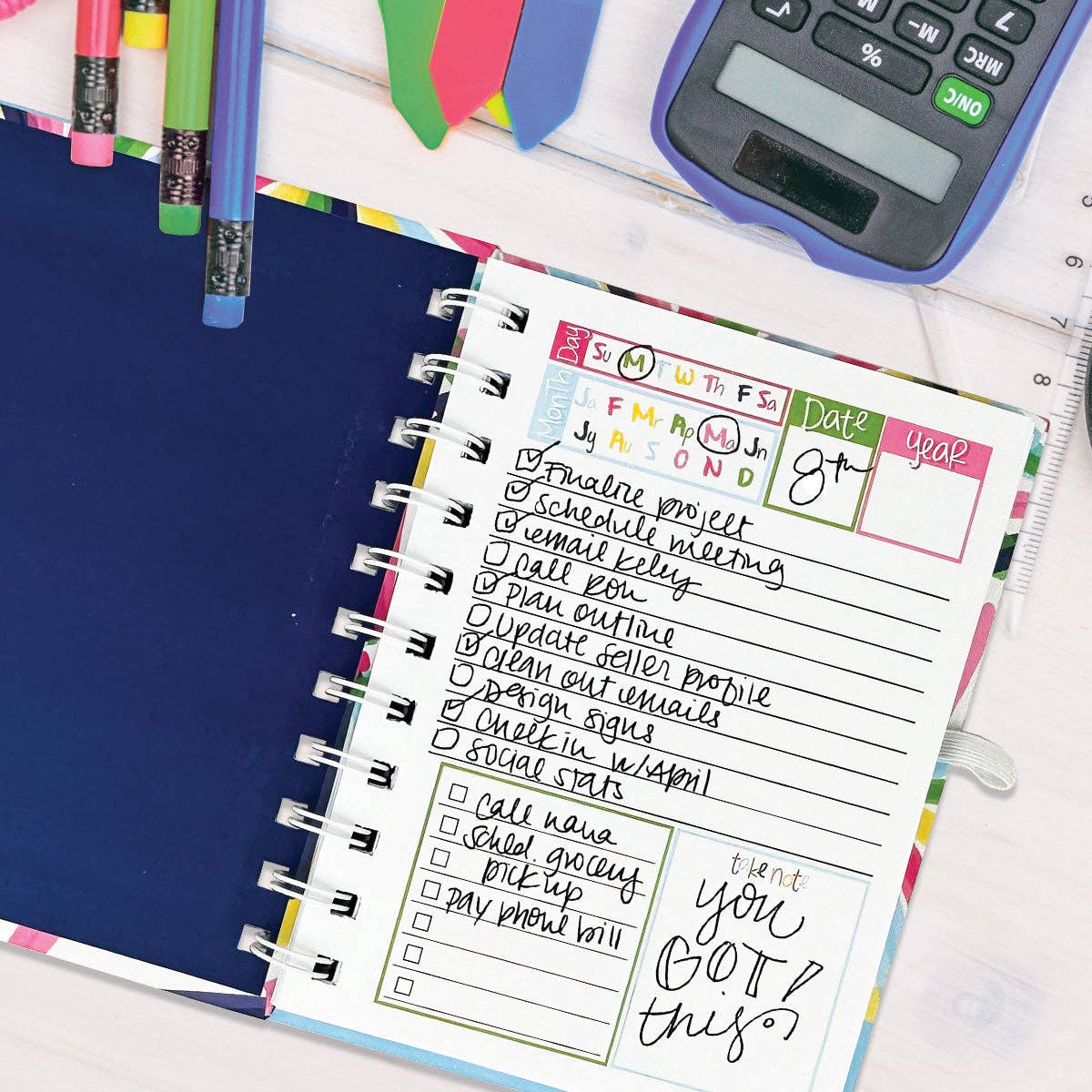 Pocket Notebooks | List, Plan, Doodle | Pack of 6