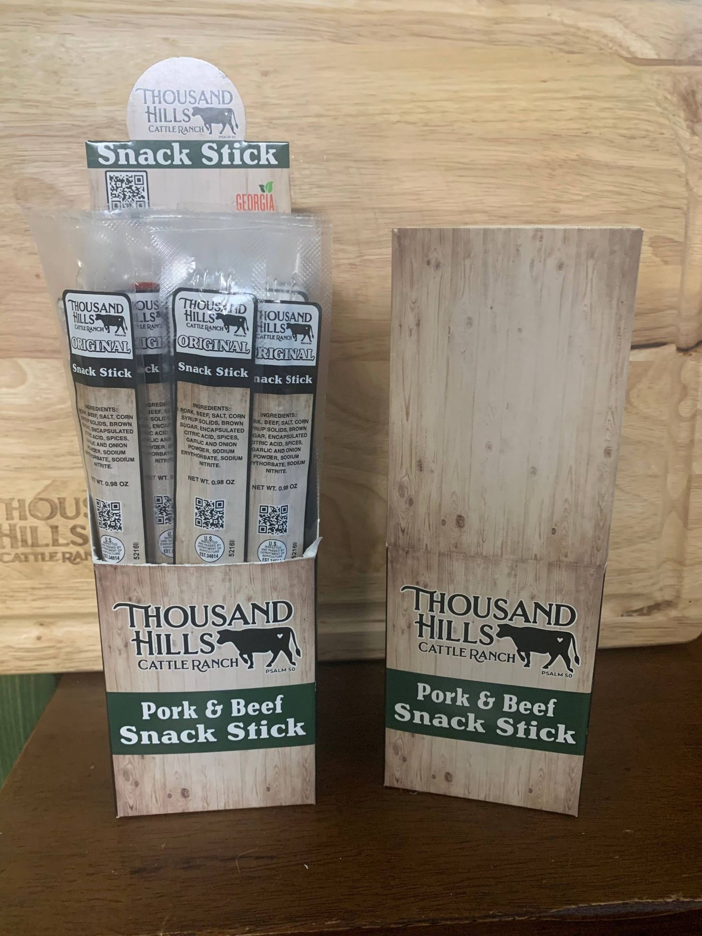 Beef and Pork Snack Sticks