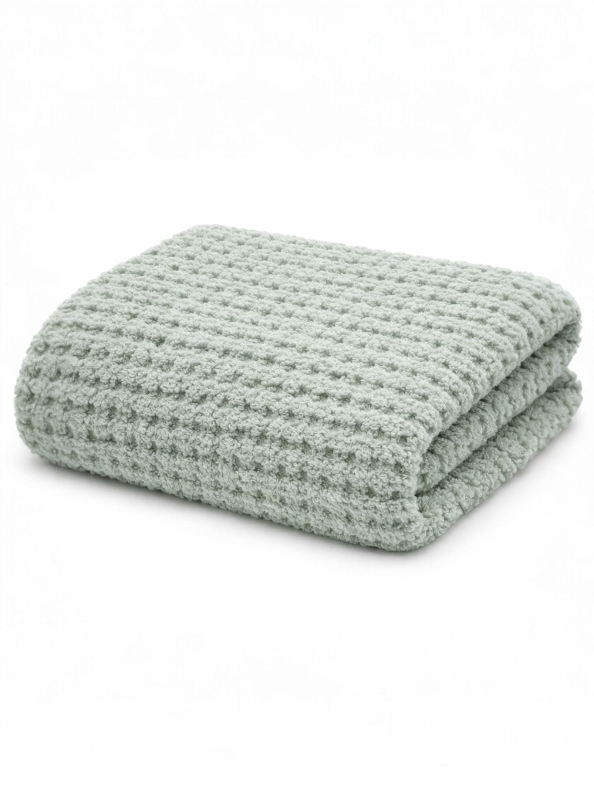 Phufy® Bliss Waffle Blanket, Mist Green