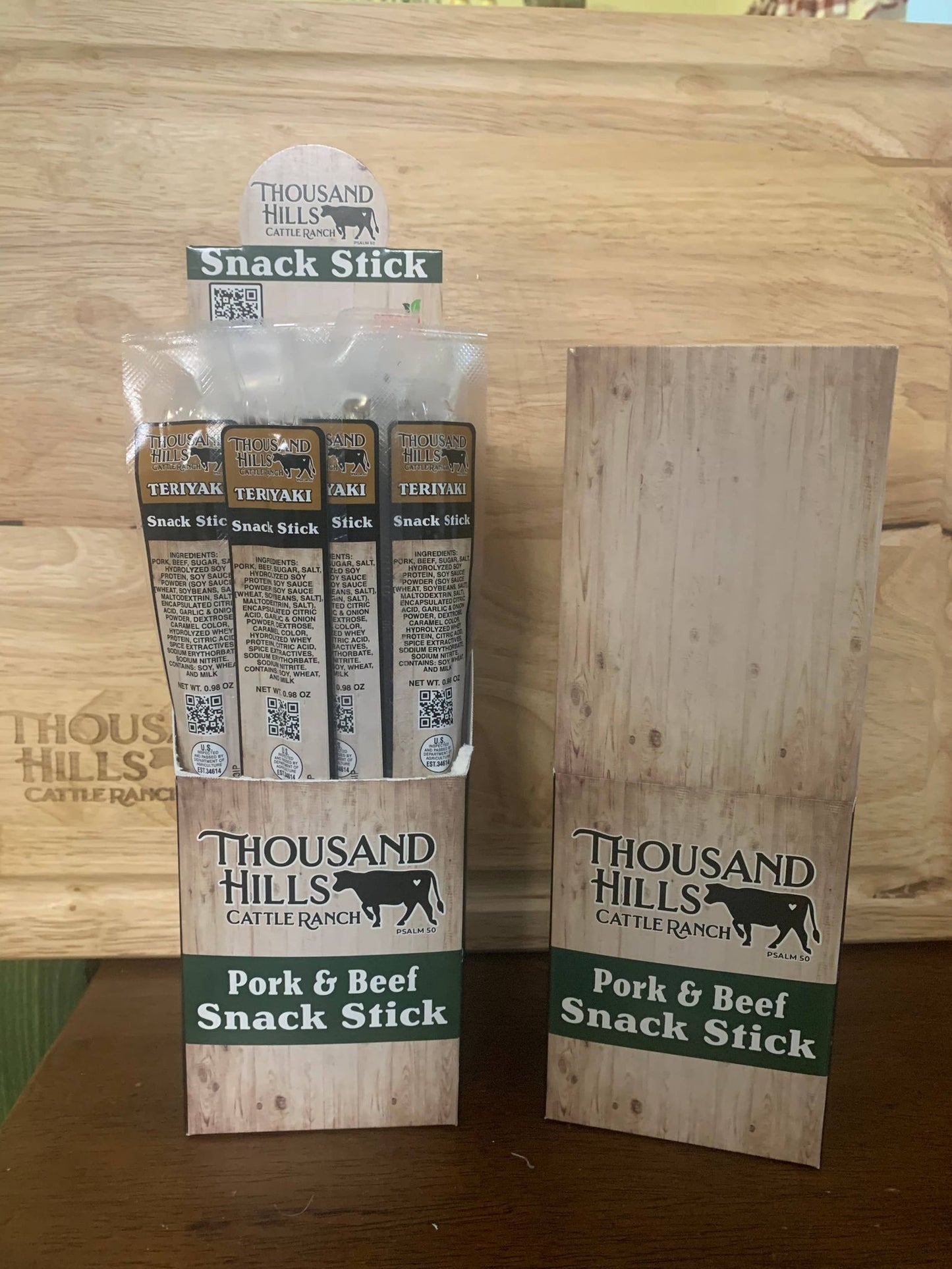 Beef and Pork Snack Sticks