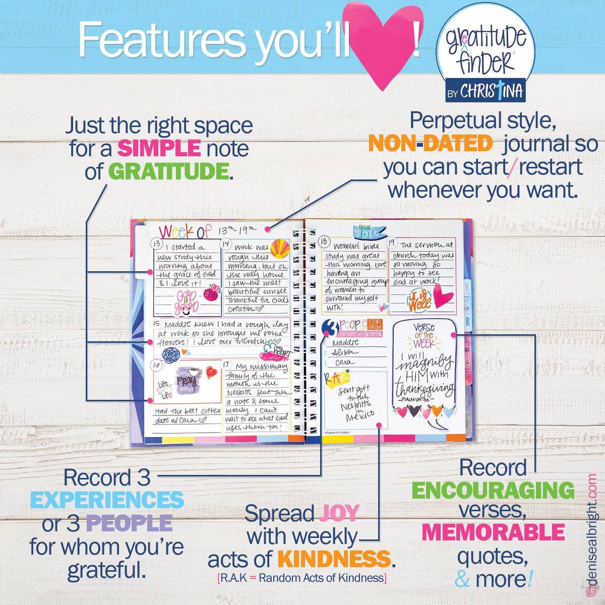 Faith-Based Gratitude Finder® Journals | Open Stock