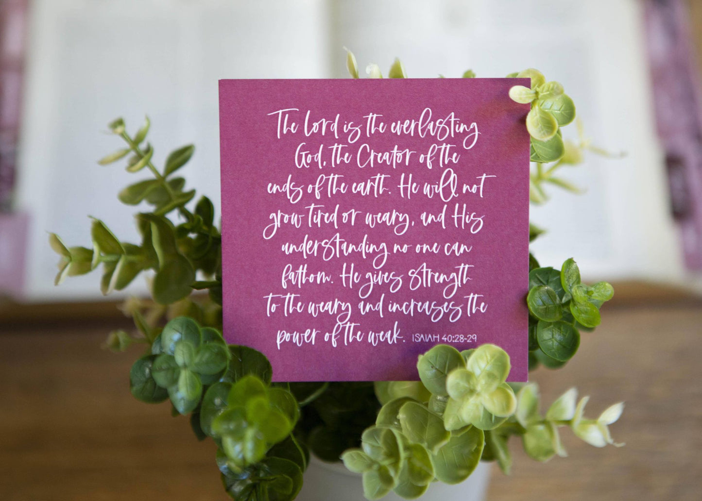 Strength Bible Verse Cards