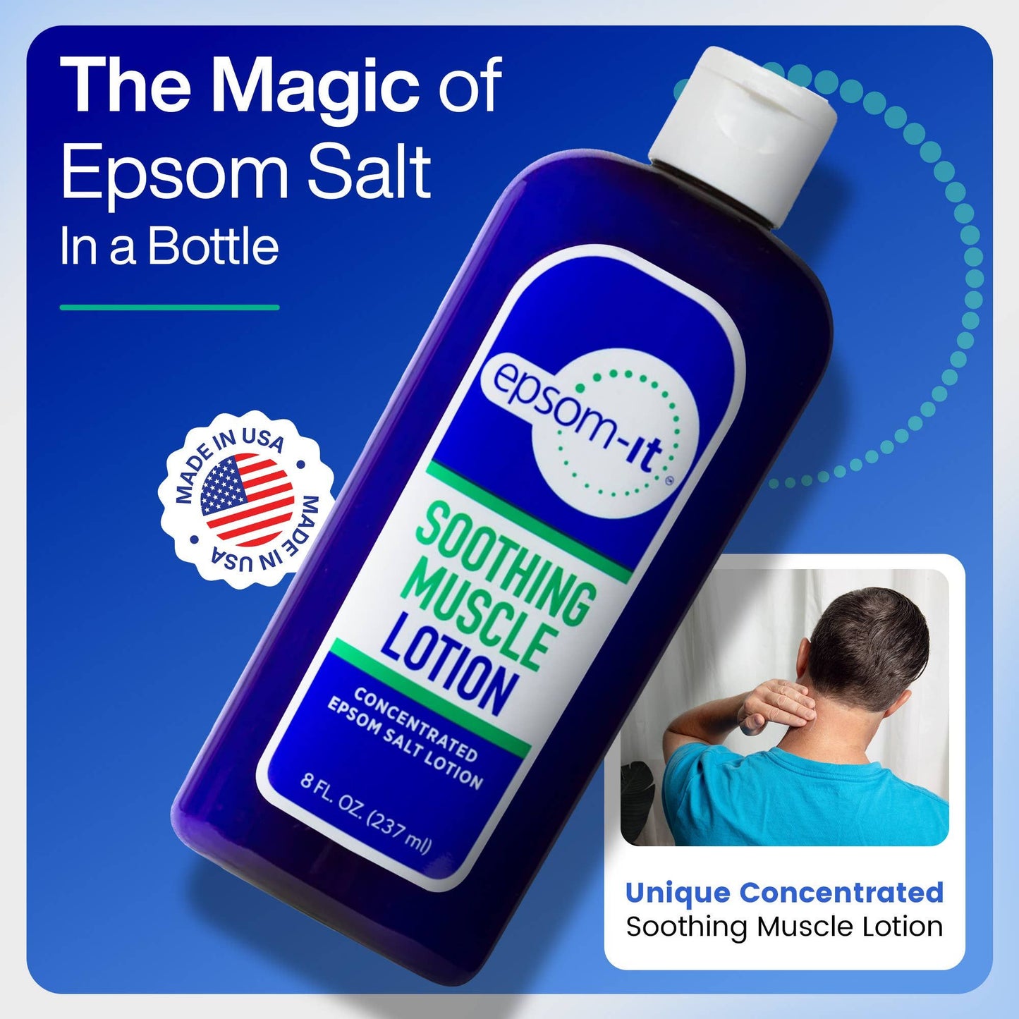Soothing Muscle Lotion (8 oz. bottle)