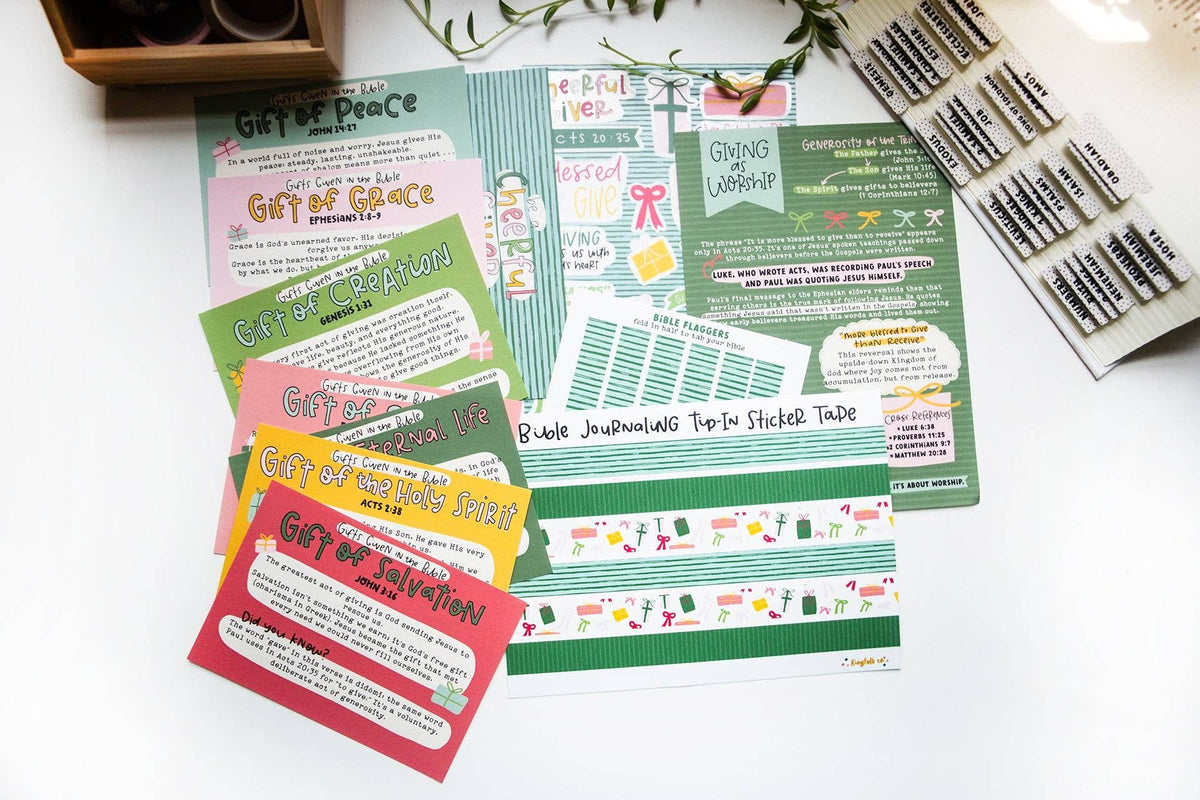 Bible Journaling Kit: Cheerful Giver