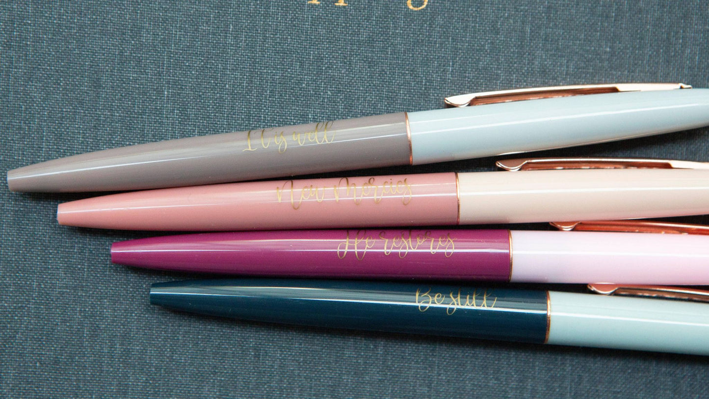 Christian Pen Set | Be Still Pen | Church Pens