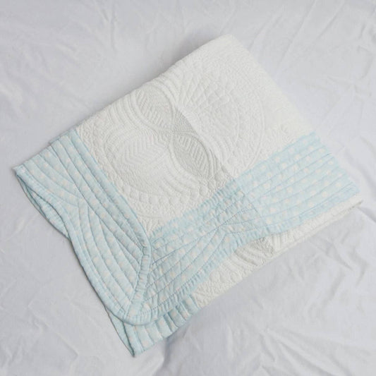 Blue Polka Dot Quilt