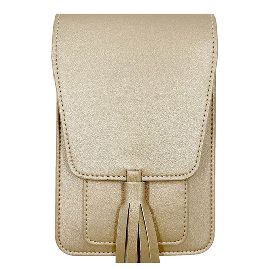 HARPER SHIMMER GOLD CROSSBODY