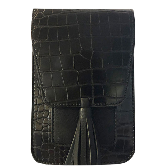 HARPER Black Croc