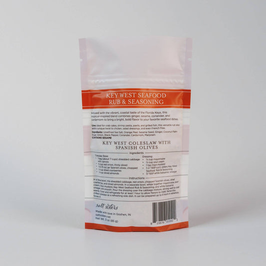 Rub & Seasoning Mix - Key West Seafood - 3 oz Bag