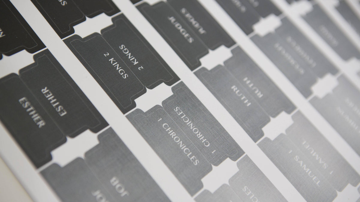 Bible Tabs | Bible Index Tabs for Men