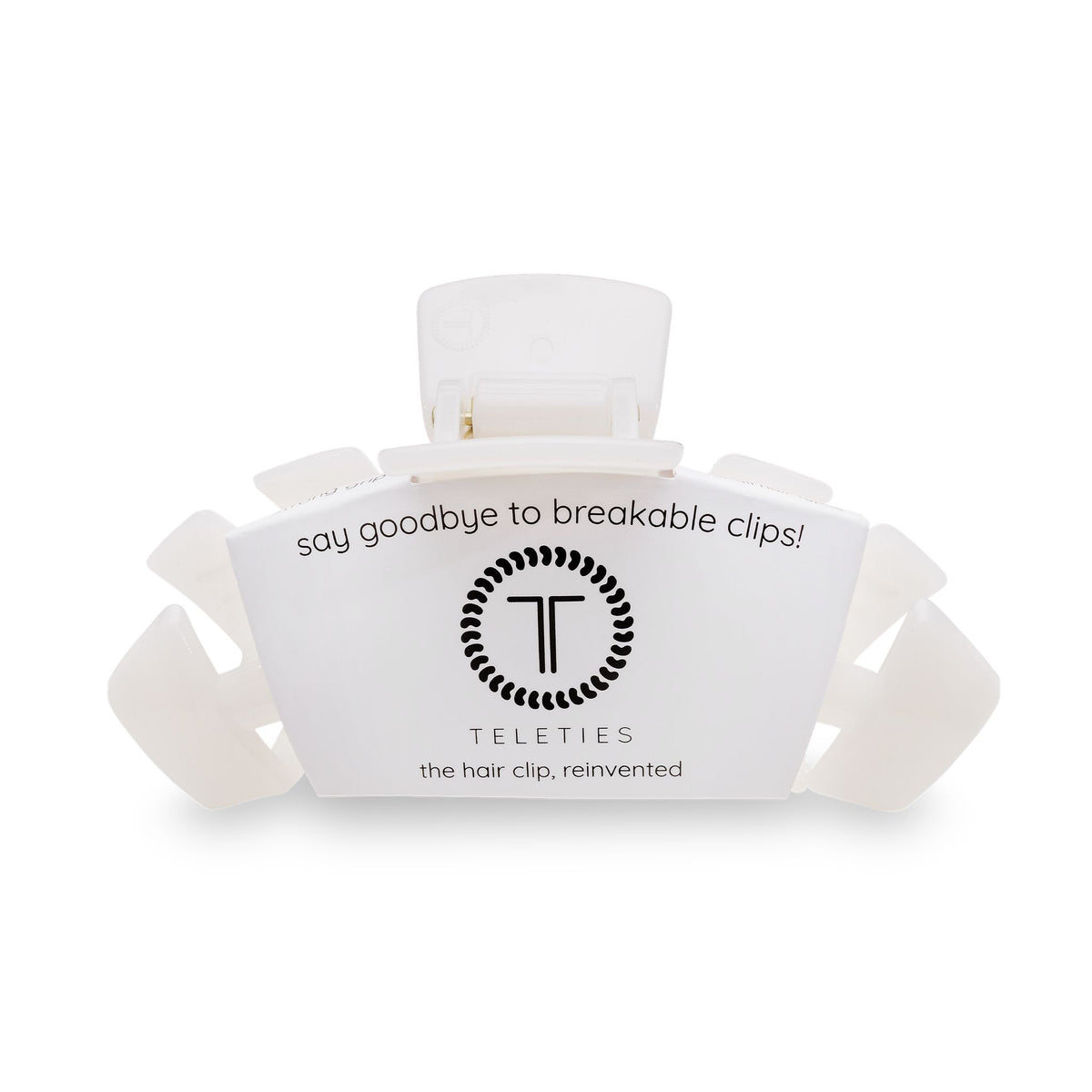 Classic Hair Clip | Large | Coconut White