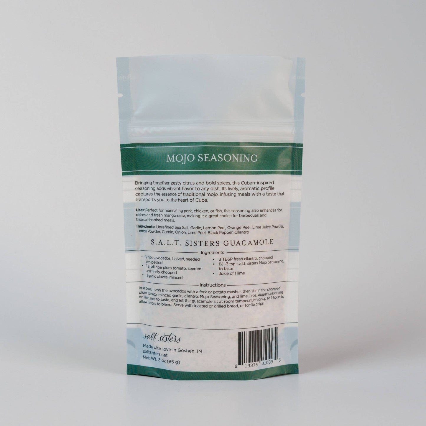 Herb, Spice & Salt Blend - Mojo Seasoning - 3 oz