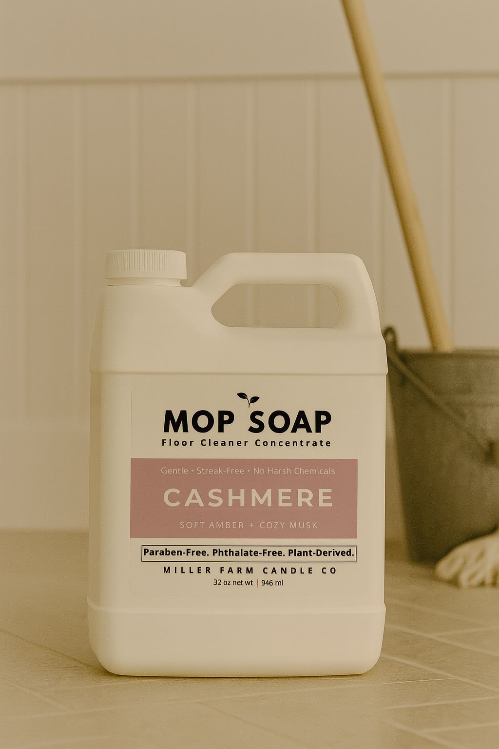 Mop Soap Concentrated Floor Cleaner – 32 oz, Multiple Scents