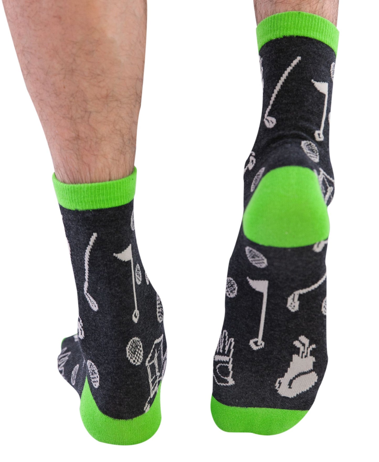 Grey Golf Crew Sock