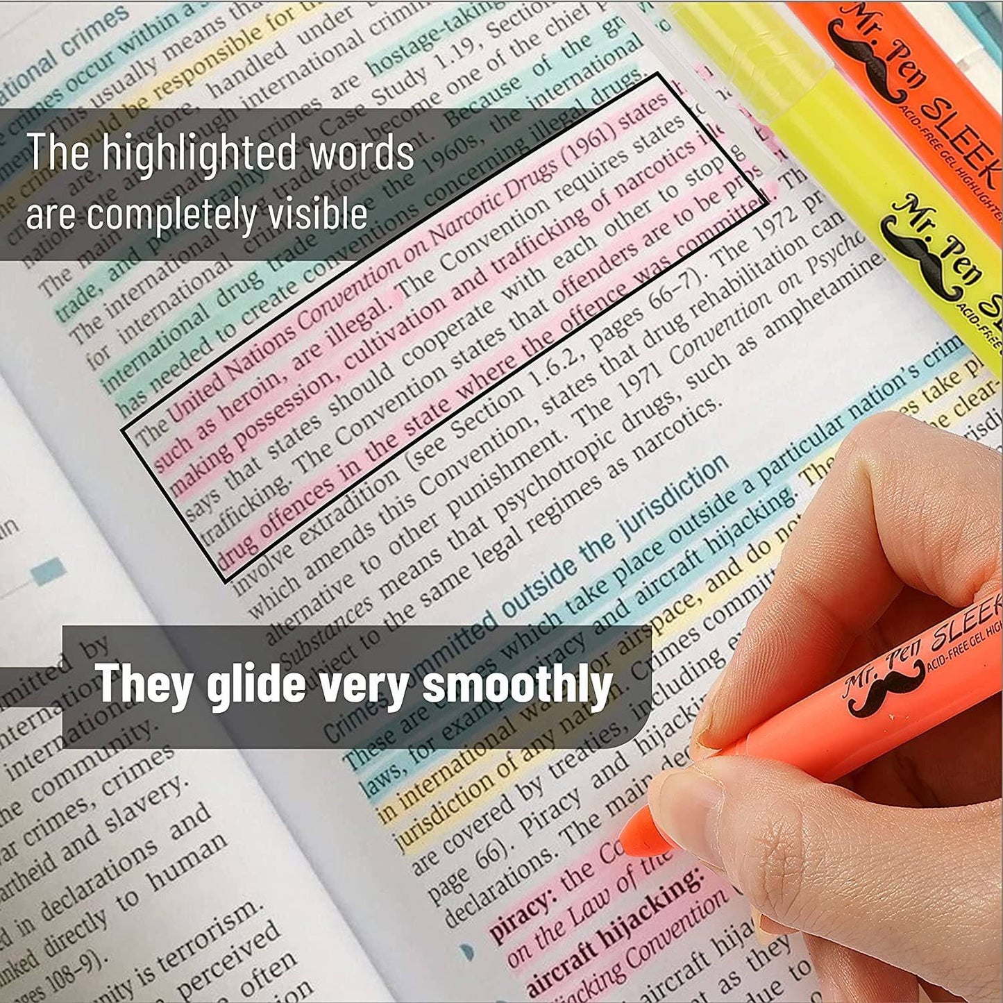 Bible Gel Highlighters No Bleed 8 Pack Twist-Up