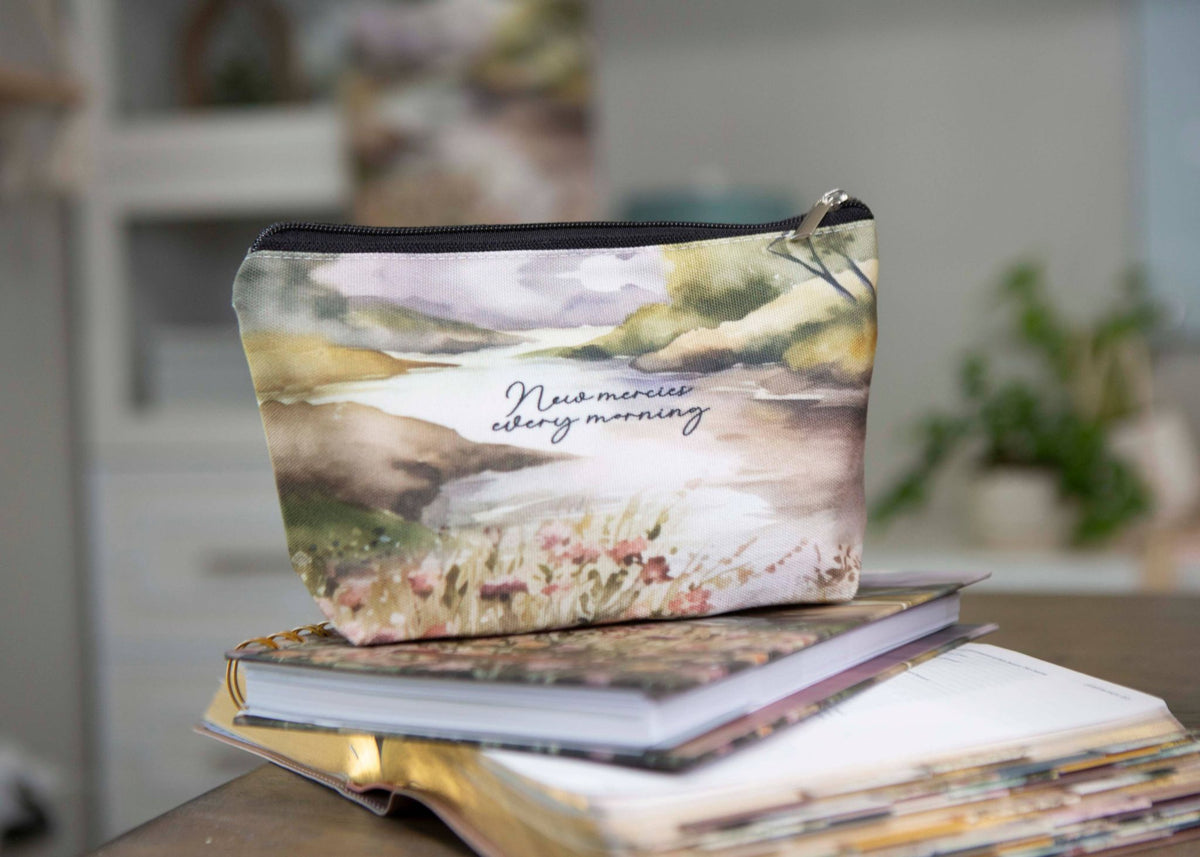 New Mercies Bible Verse Pencil Case | Scripture Pencil Pouch