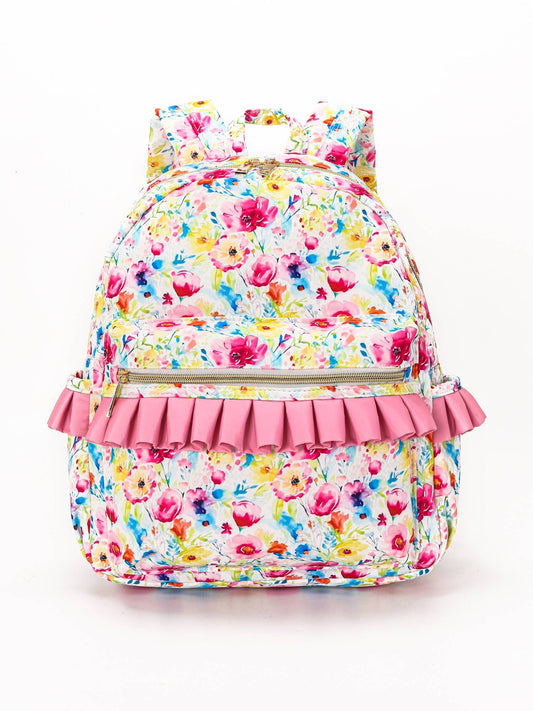 Flower Kids Ruffle Backpack