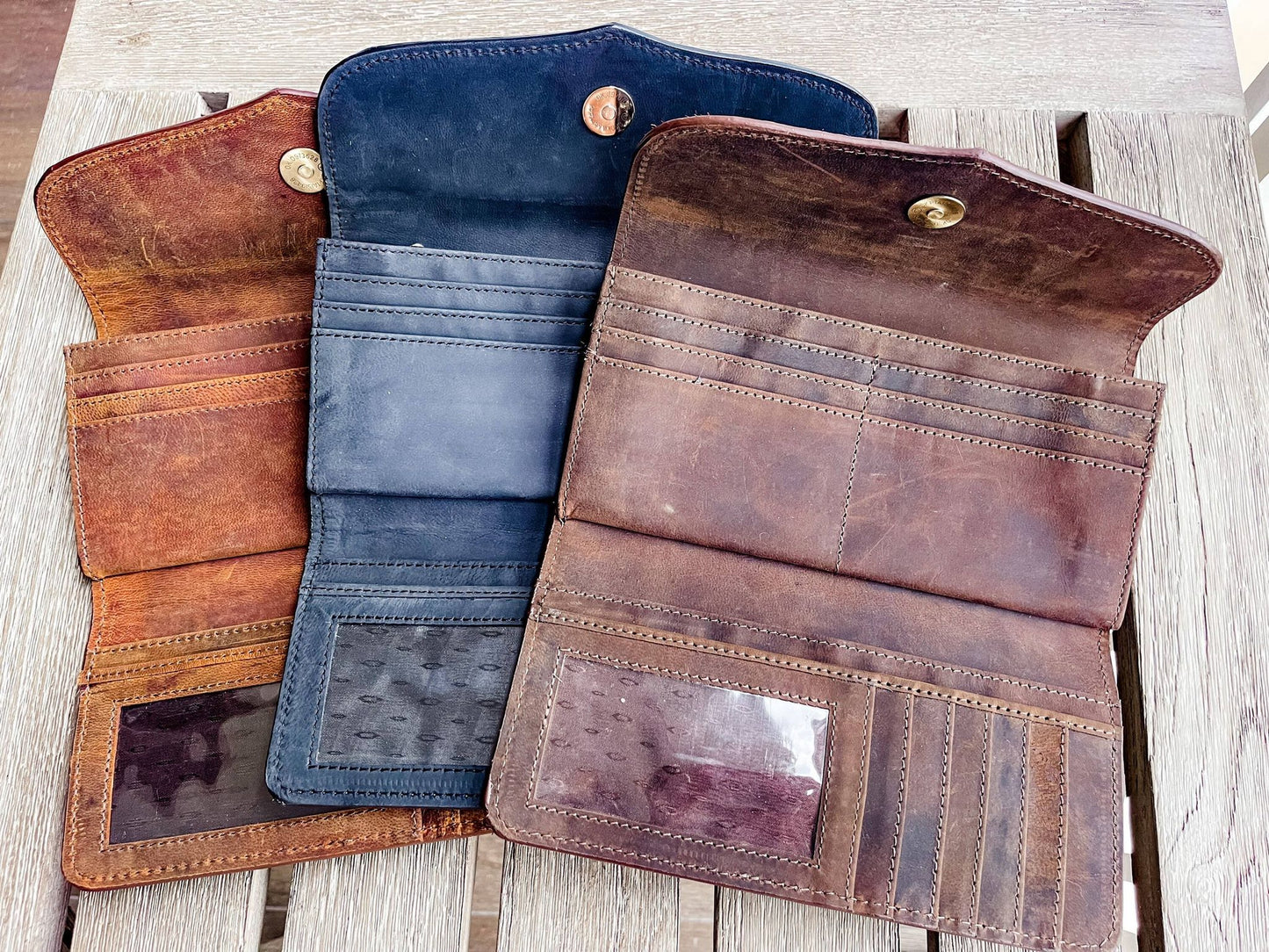 Western Hair On Cowhide Leather Wallet