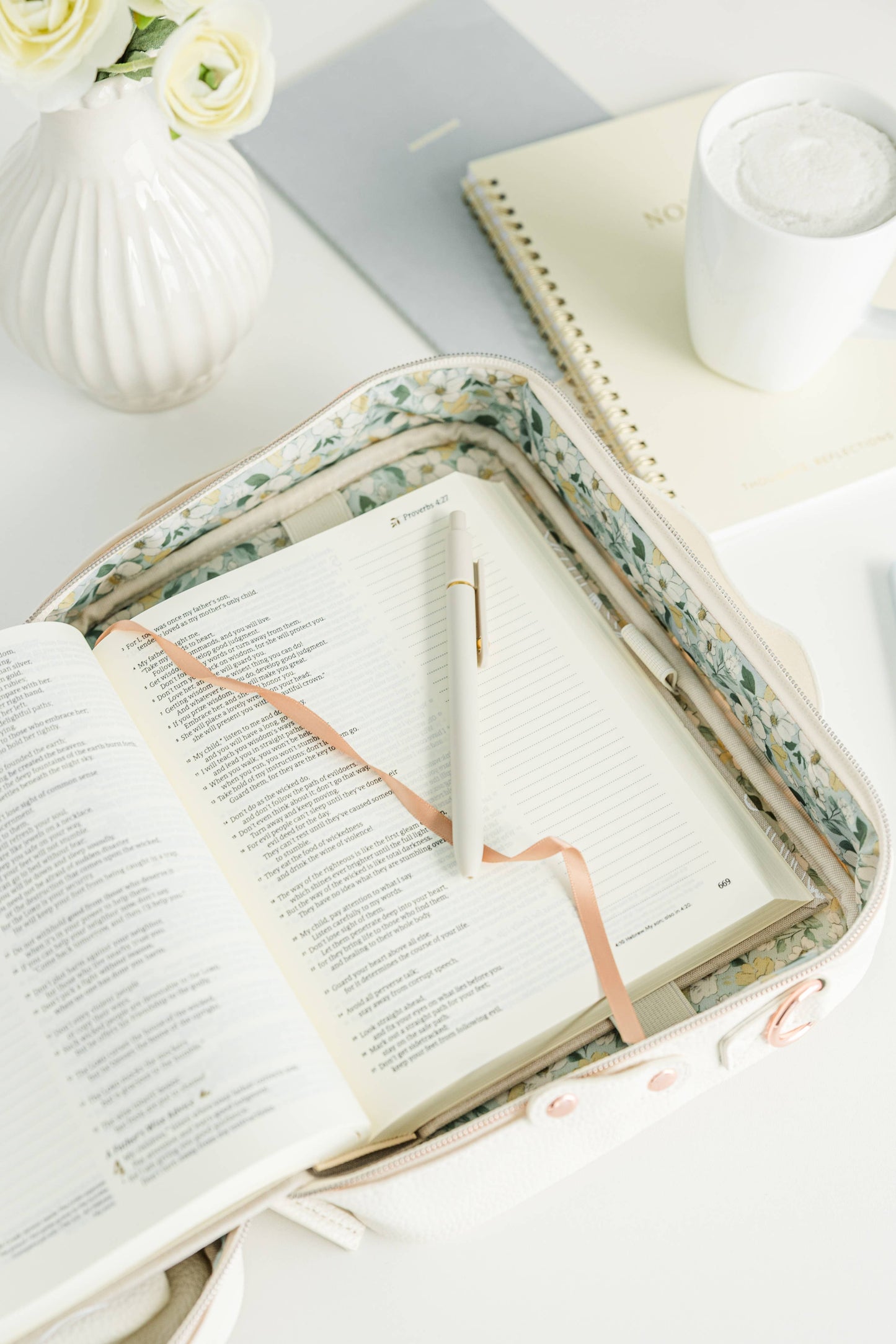 Bible Cover, Bible Bag Crossbody DOVE