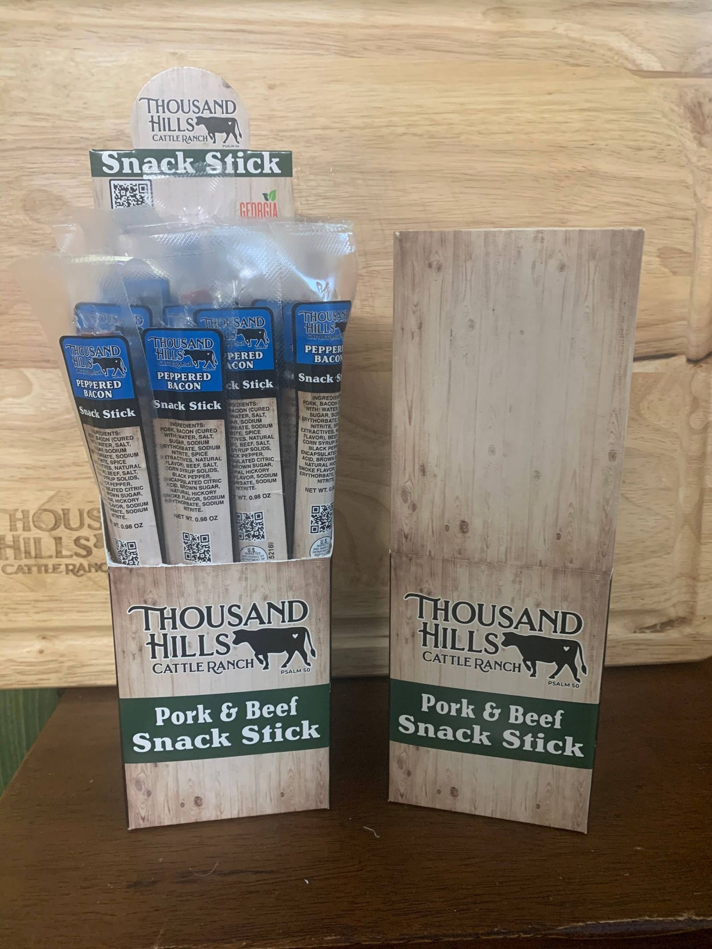 Beef and Pork Snack Sticks