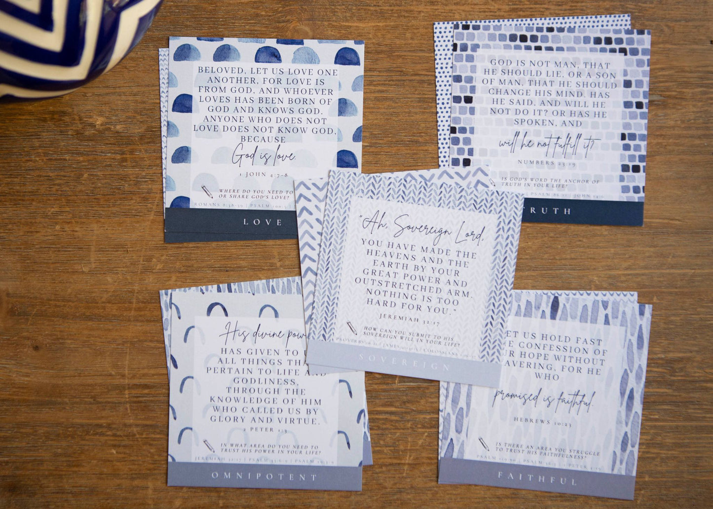 Attributes of God Scripture Cards
