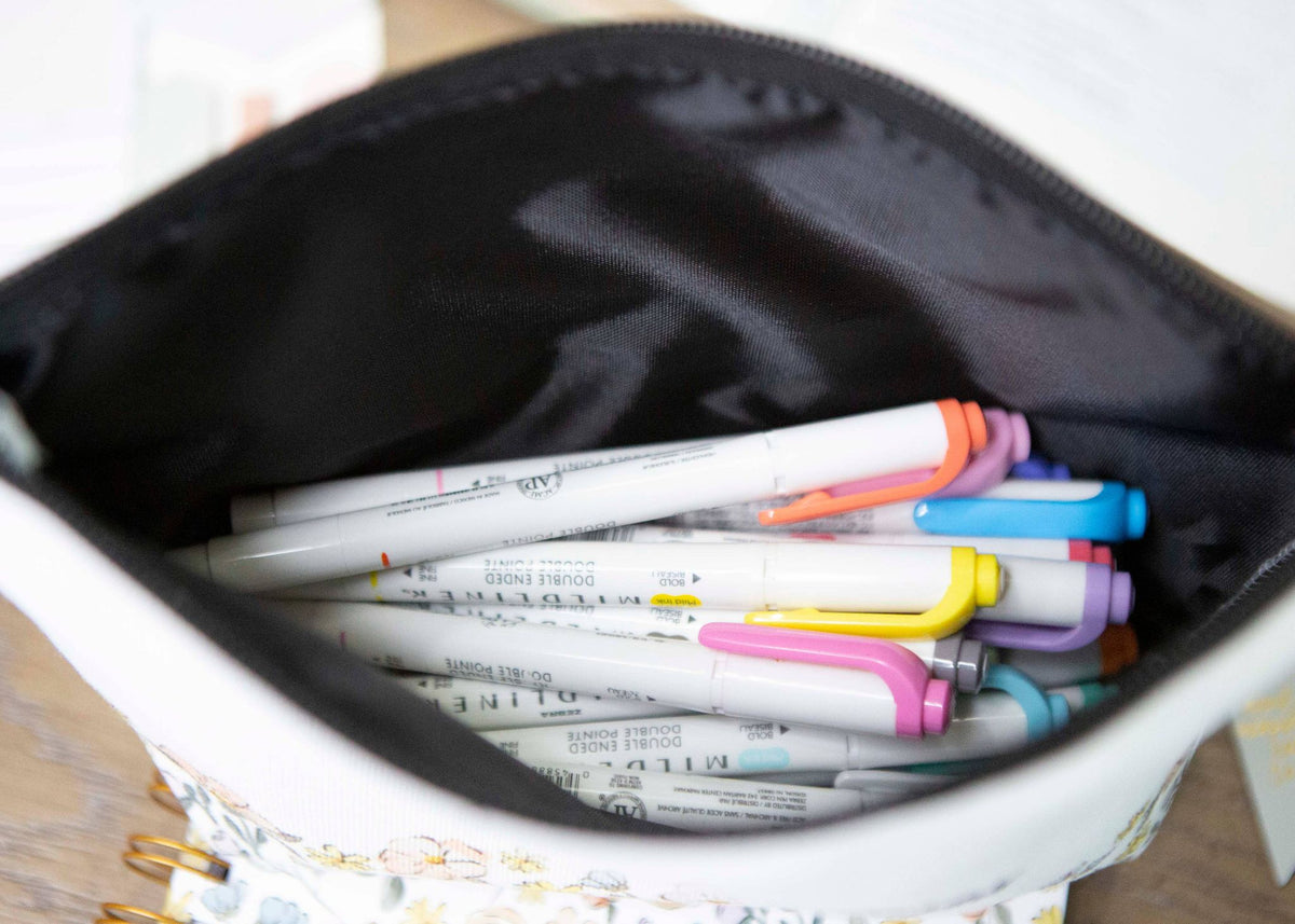 Consider the Wildflowers Pencil Pouch| Bible Study Pencil Bag