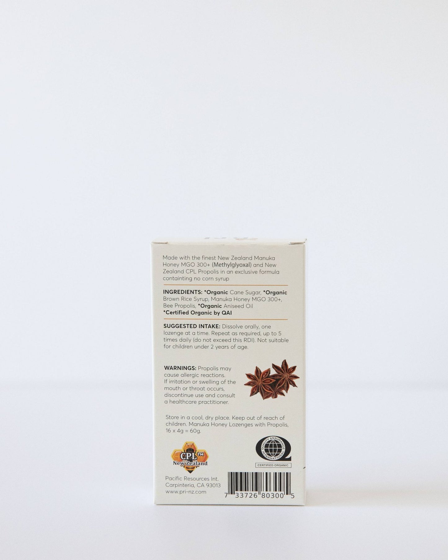 Manuka Honey and Propolis Lozenges Original