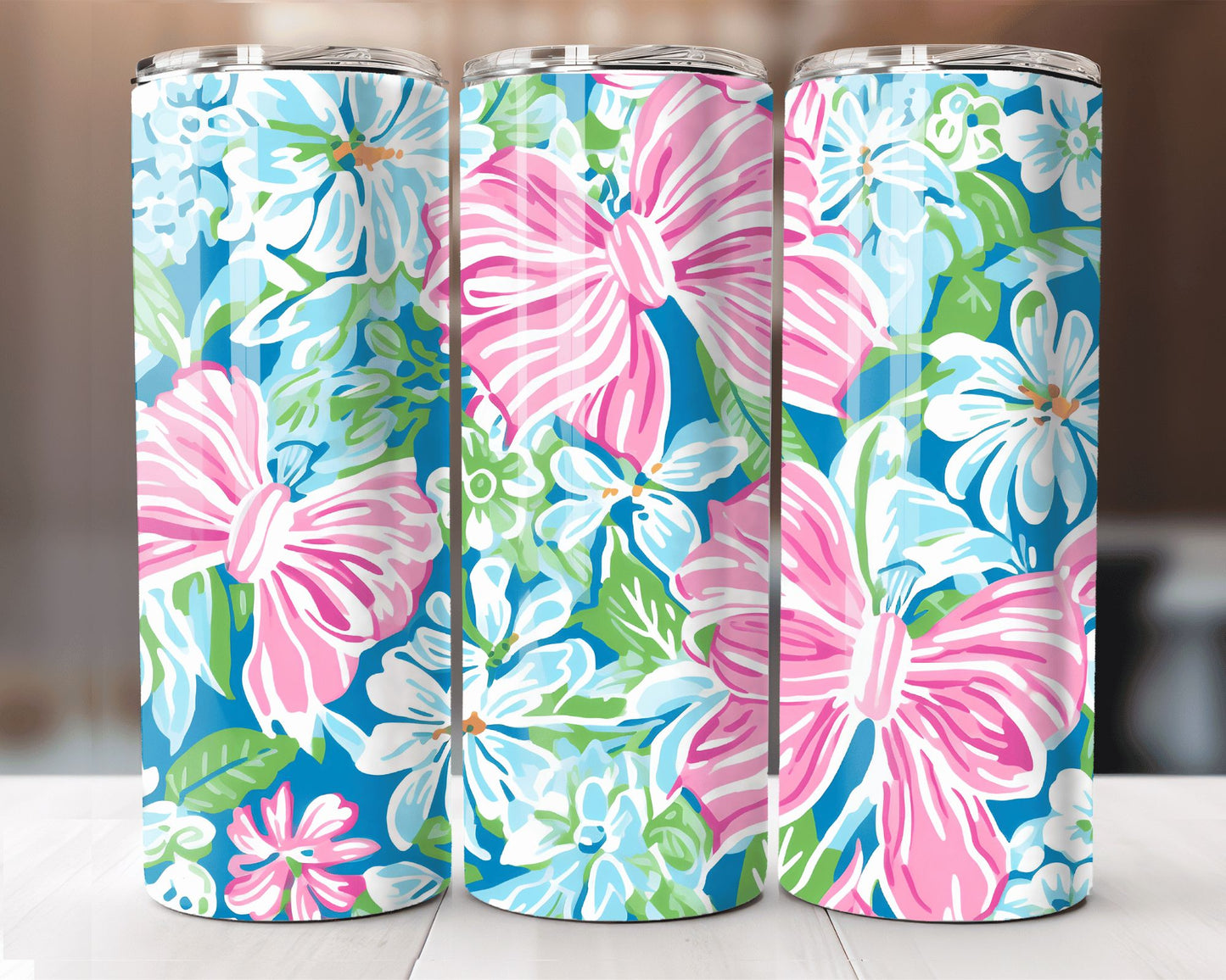 Preppy Bows Skinny Tumbler 20oz