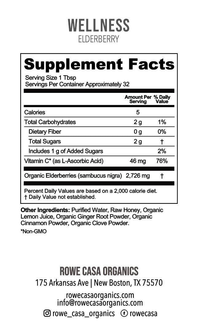 ELDERBERRY IMMUNE SUPPORT | 16 oz