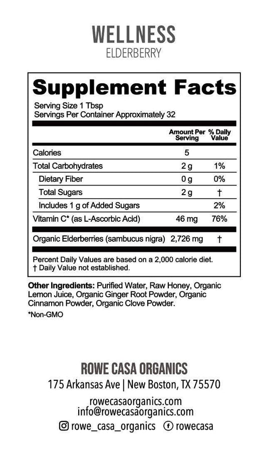 ELDERBERRY IMMUNE SUPPORT | 16 oz