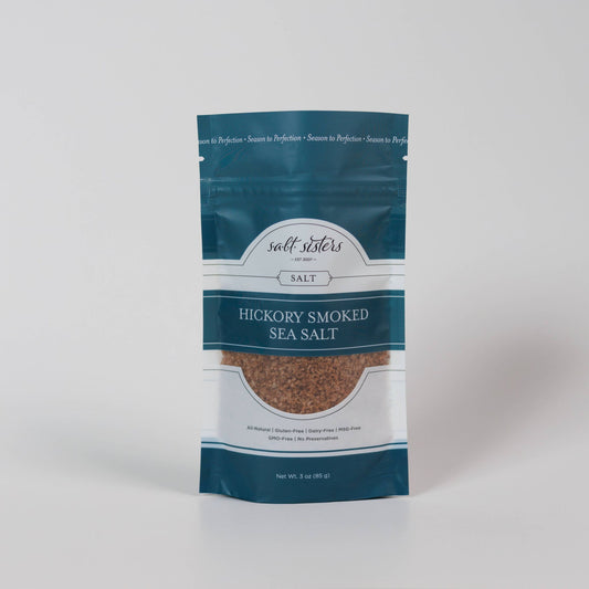 All-Natural Sea Salt - Hickory Smoked - 3 oz