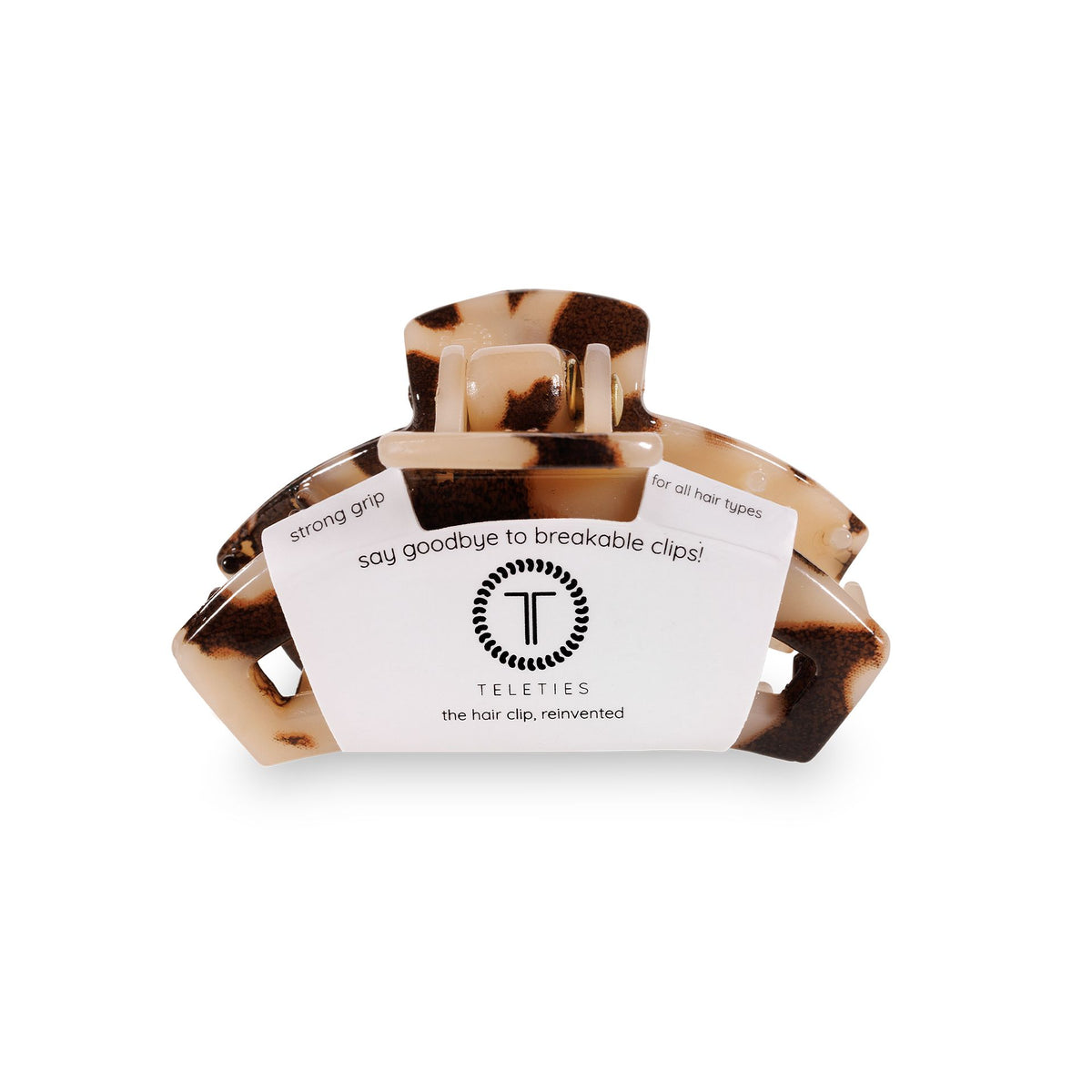 Open Hair Clip | Tiny | Blonde Tortoise