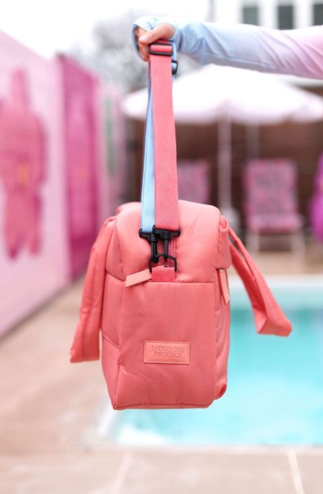 Duffle Bag - Modern Puffer Duffle - Tropical Sunrise