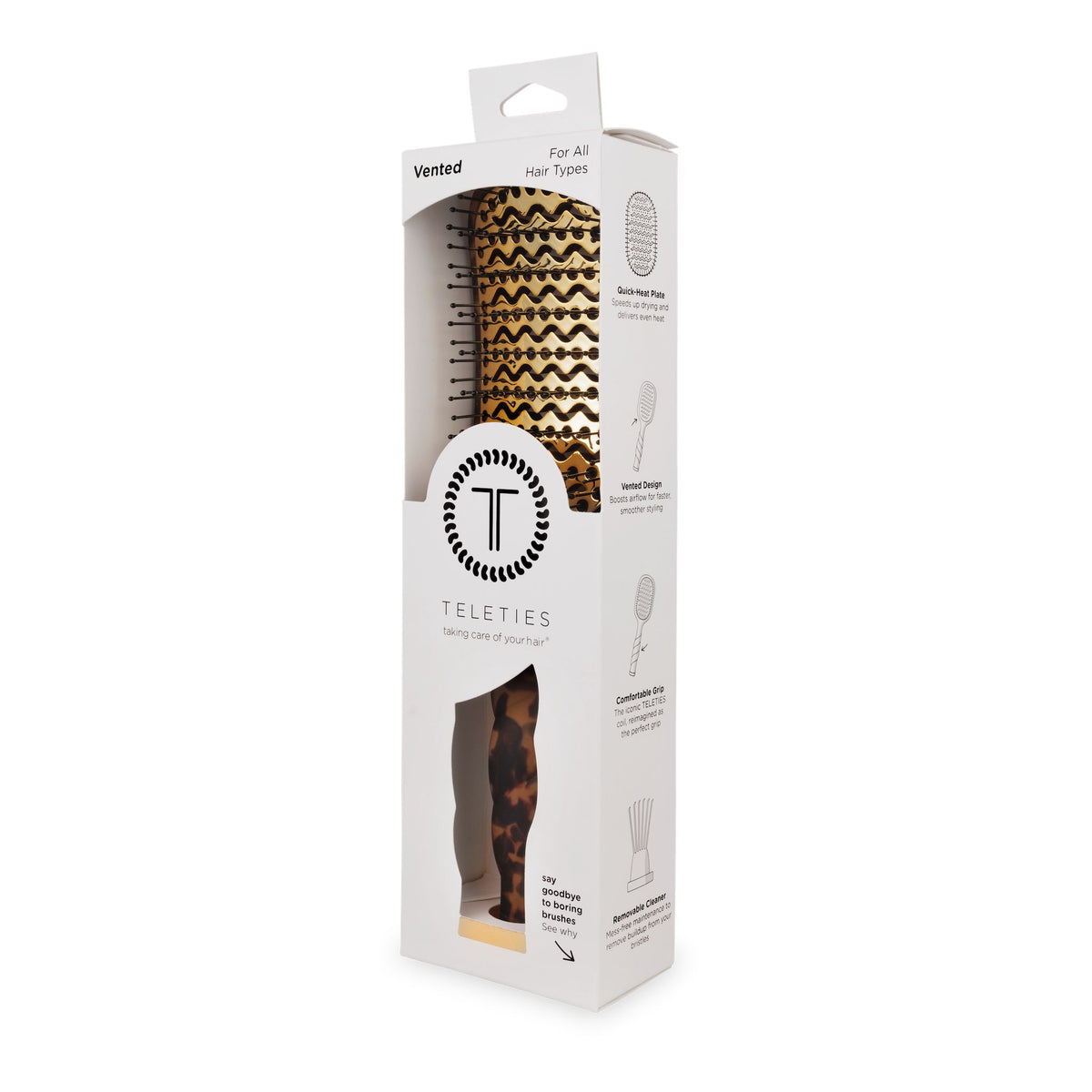 Vented Hair Brush | Tortoise
